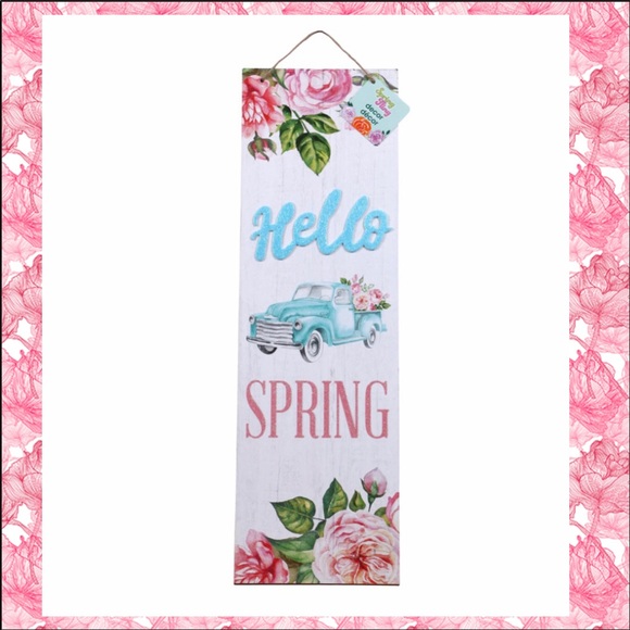 Spring Fling Hanging Welcome Signs, 19inx5.875 in. - Picture 9 of 16